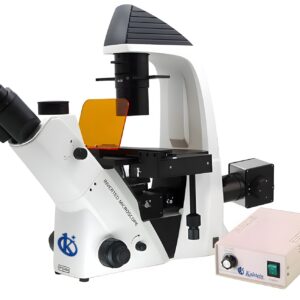 YR06652 Trinocular Inverted LED Fluorescent Microscope